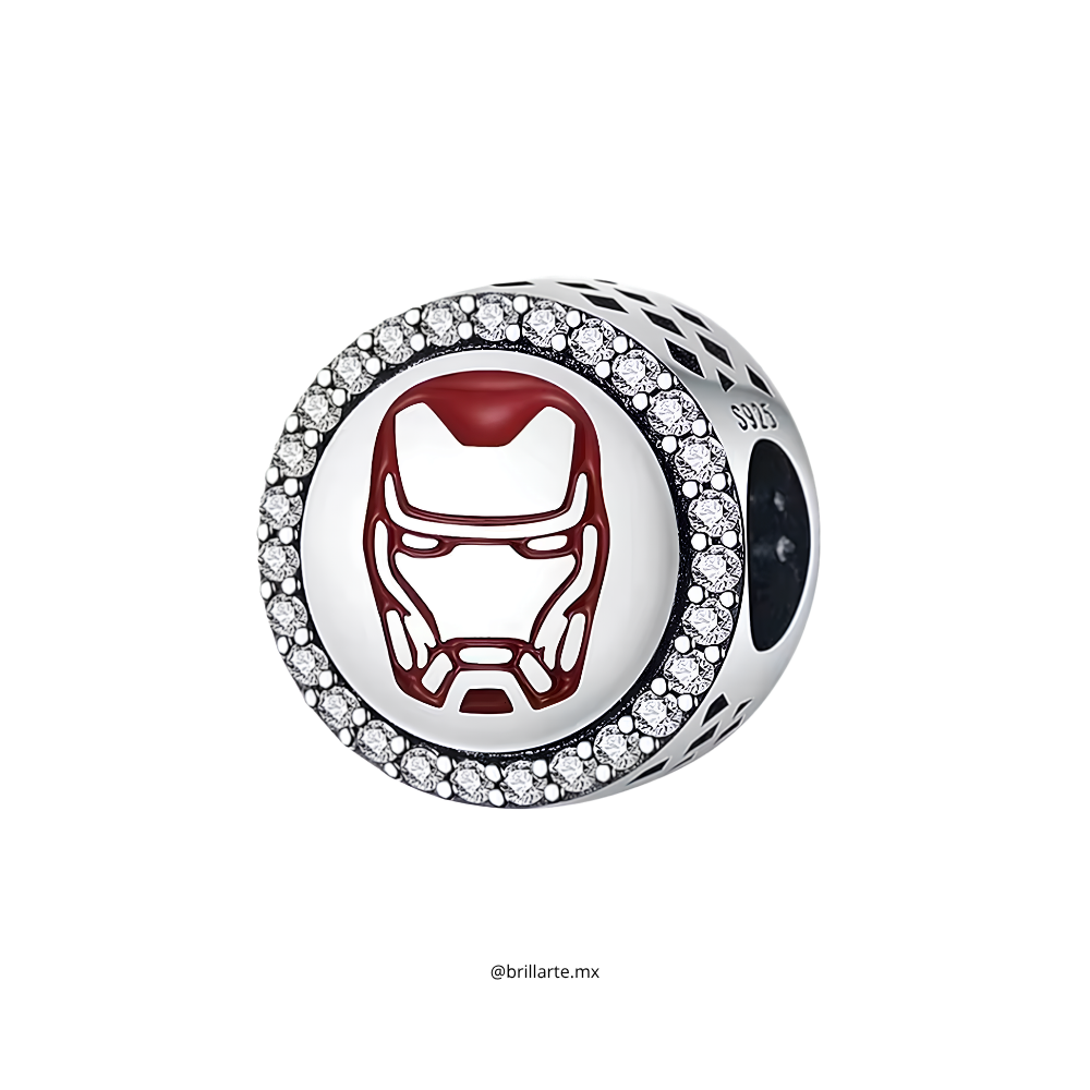 Charm Iron Man brillante