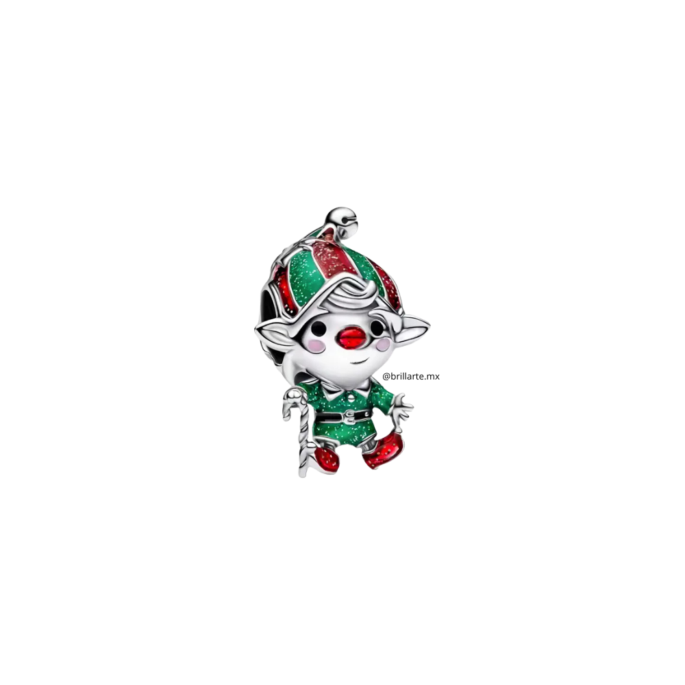 Charm duende navideño