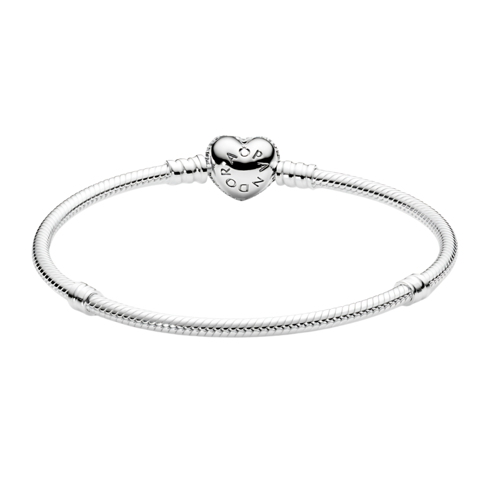 Brazalete corazón centelleante con logo