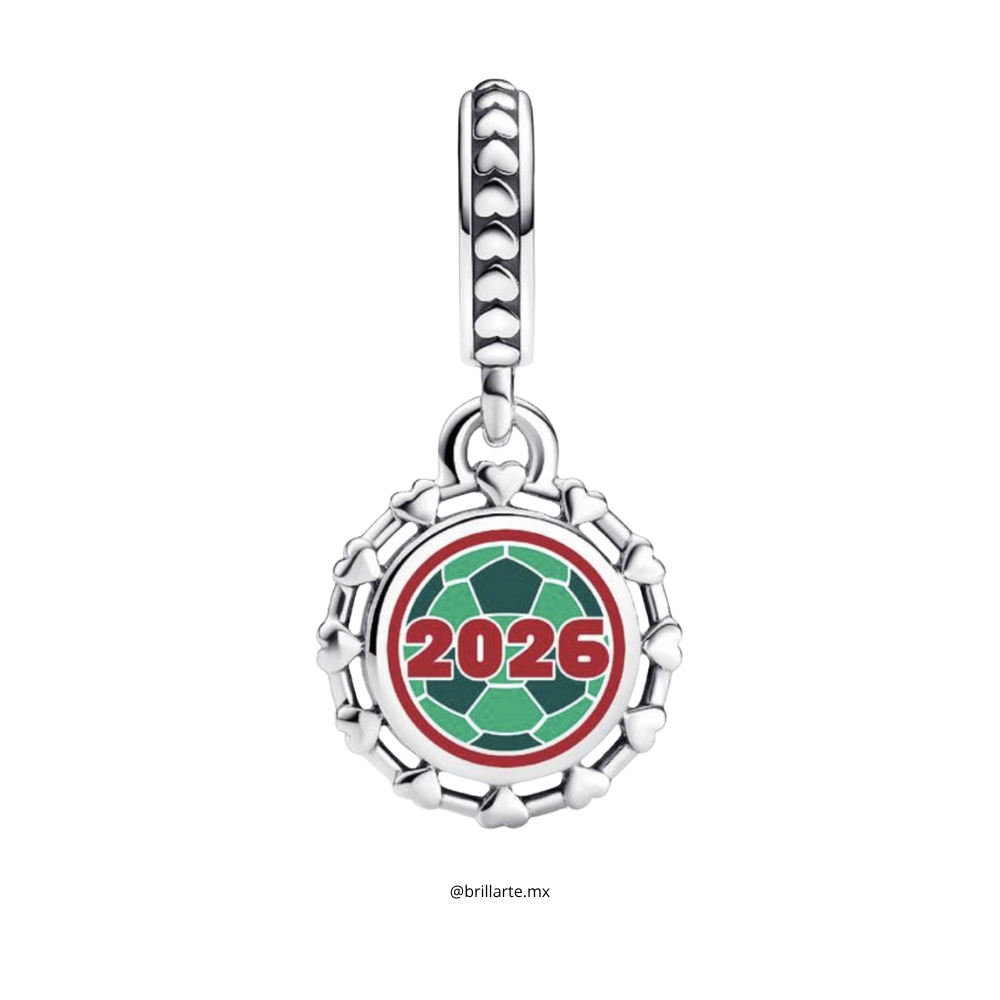 Charm Grabado Balón fútbol México 2026