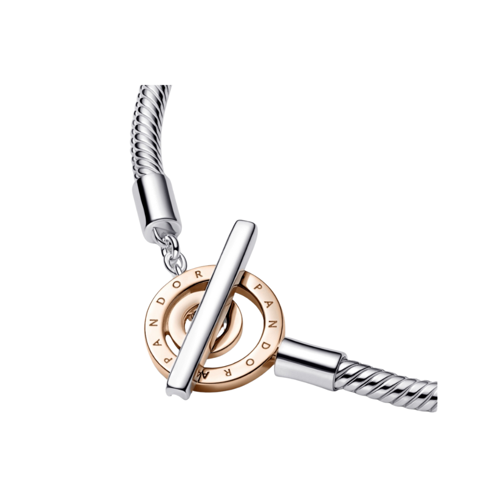 Brazalete con barra-T con logo