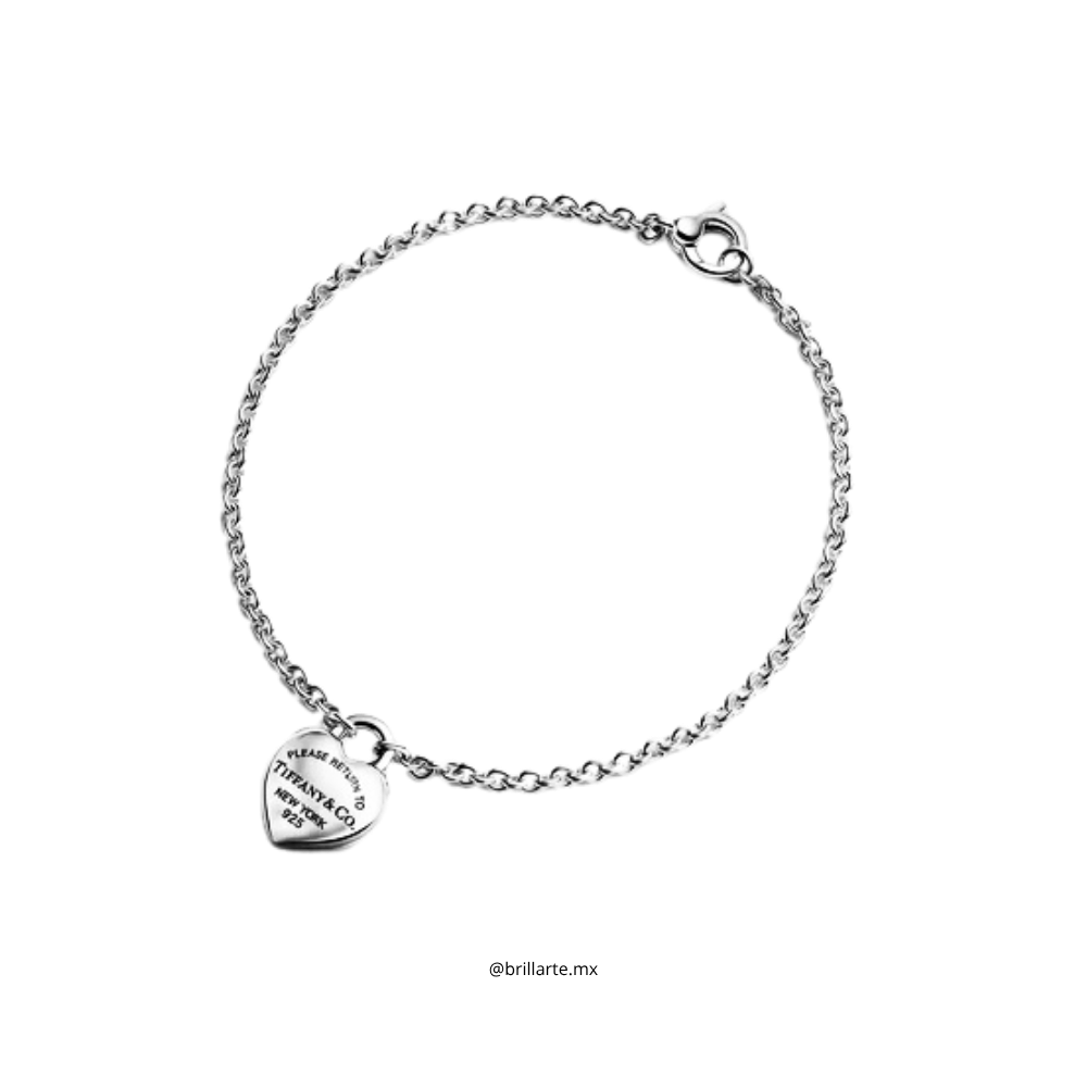 Pulsera Heart 3d Tiffany