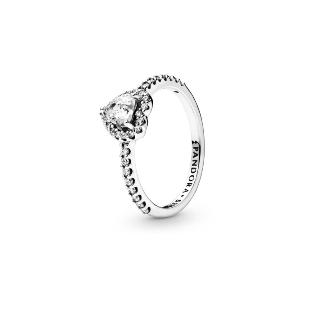 Anillo Corazón elevado
