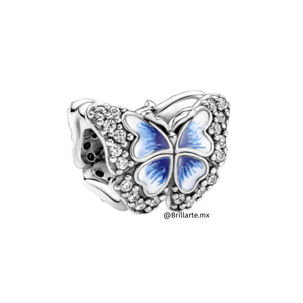 Charm mariposa reluciente