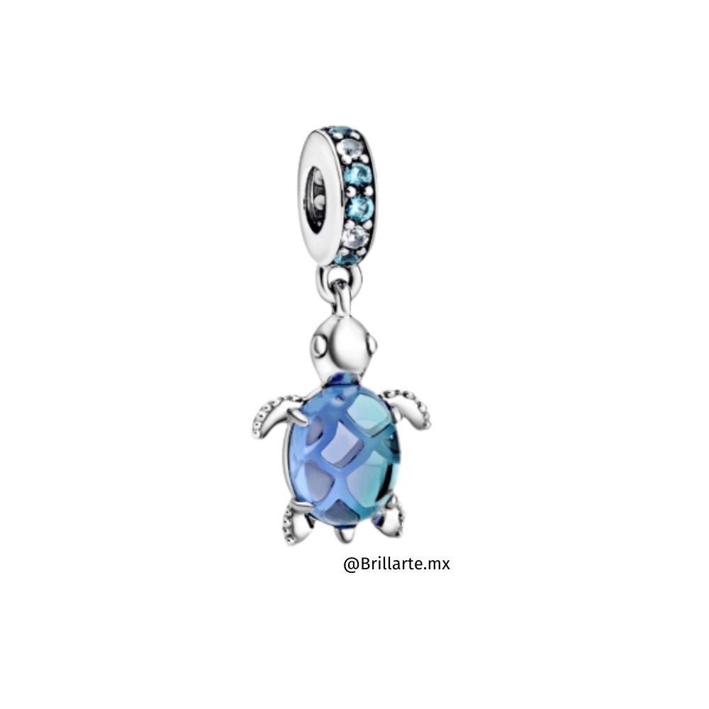 Charm tortuga azul