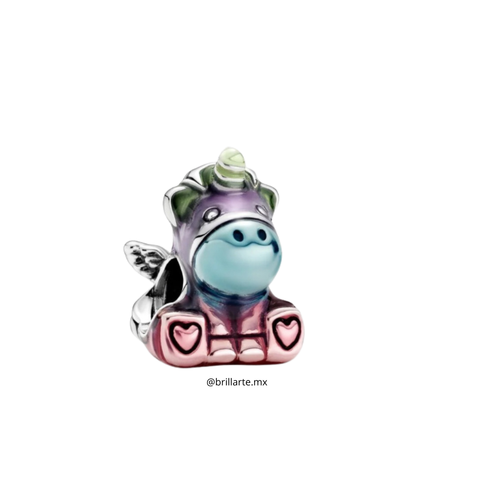 Charm unicornio colorido