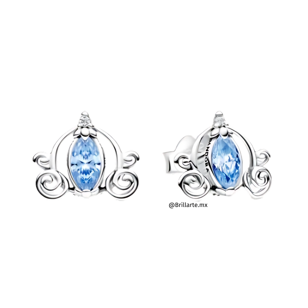 Aretes carroza cenicienta