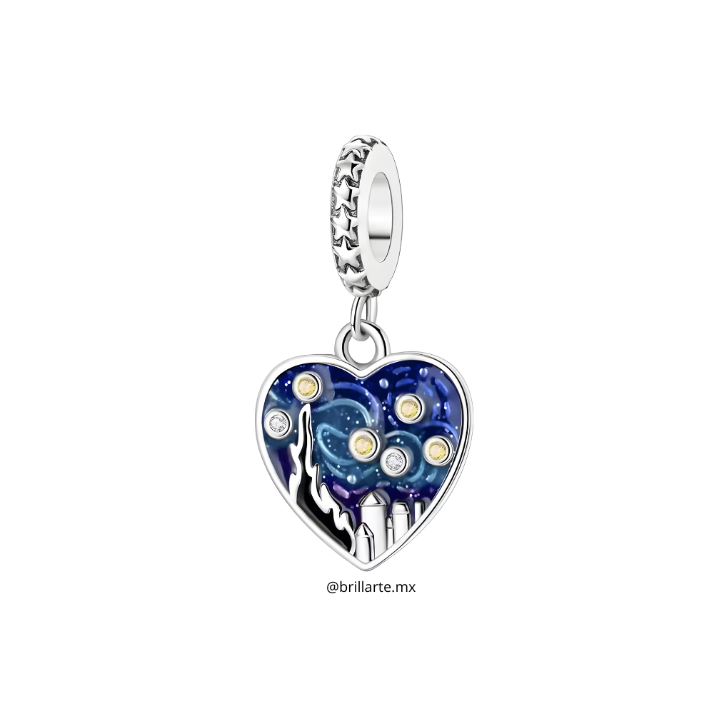 Charm midnight Heart