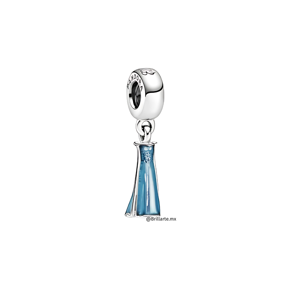 Charm vestido Elsa Frozen