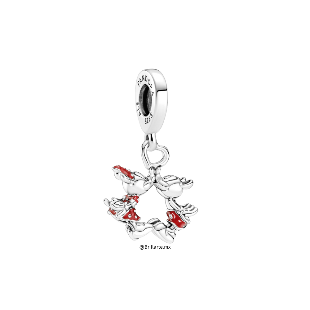 Charm Minnie y Mickey beso