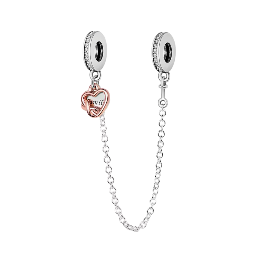 Cadena de seguridad corazón family