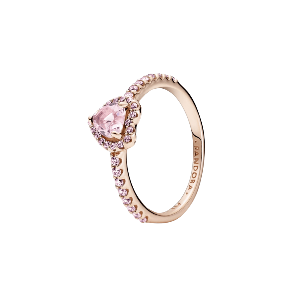Anillo corazón rose gold