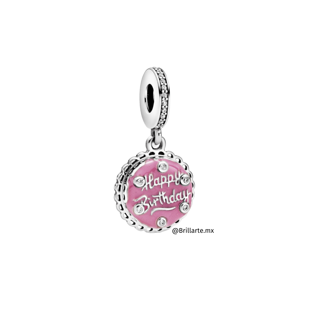 Charm pastel cumpleaños rosa