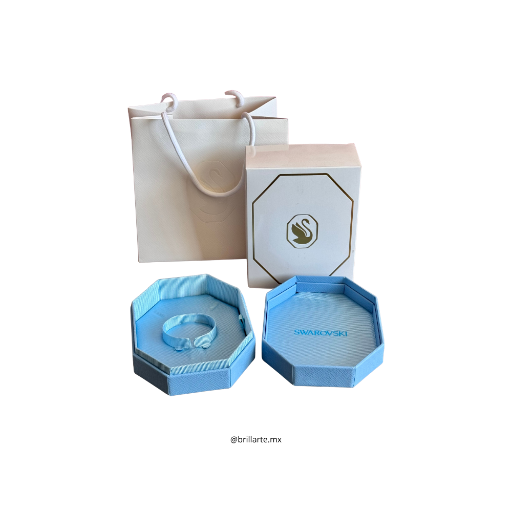 Kit regalo Swarovski pulsera azul