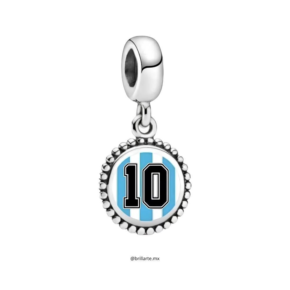 Charm Colgante Messi 10 Argentina