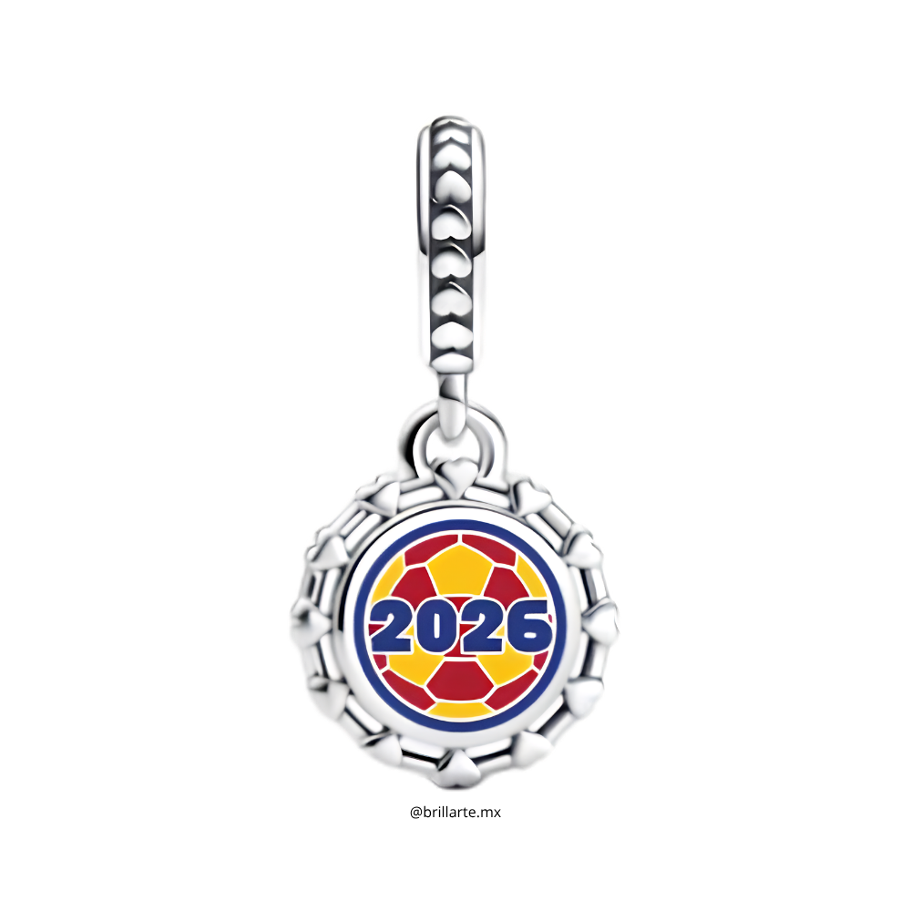 Charm Grabado Balón fútbol Colombia 2026