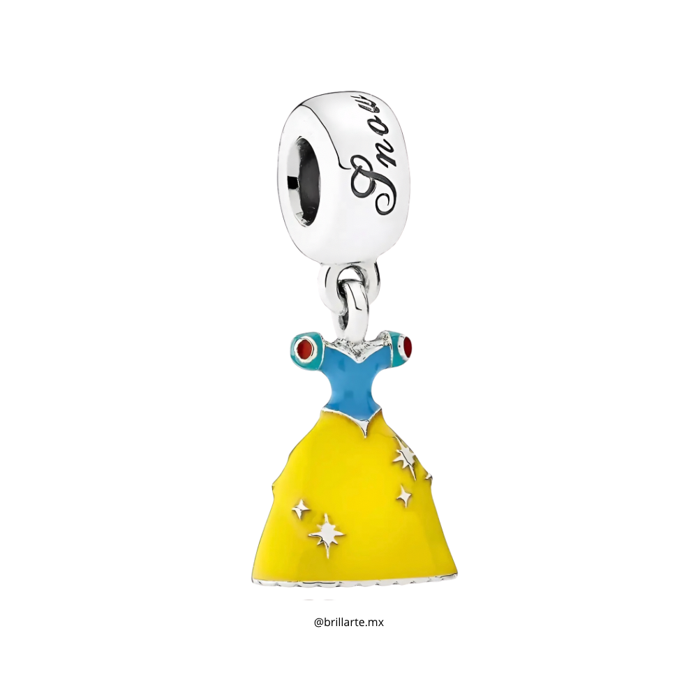 Charm vestido Blanca Nieves