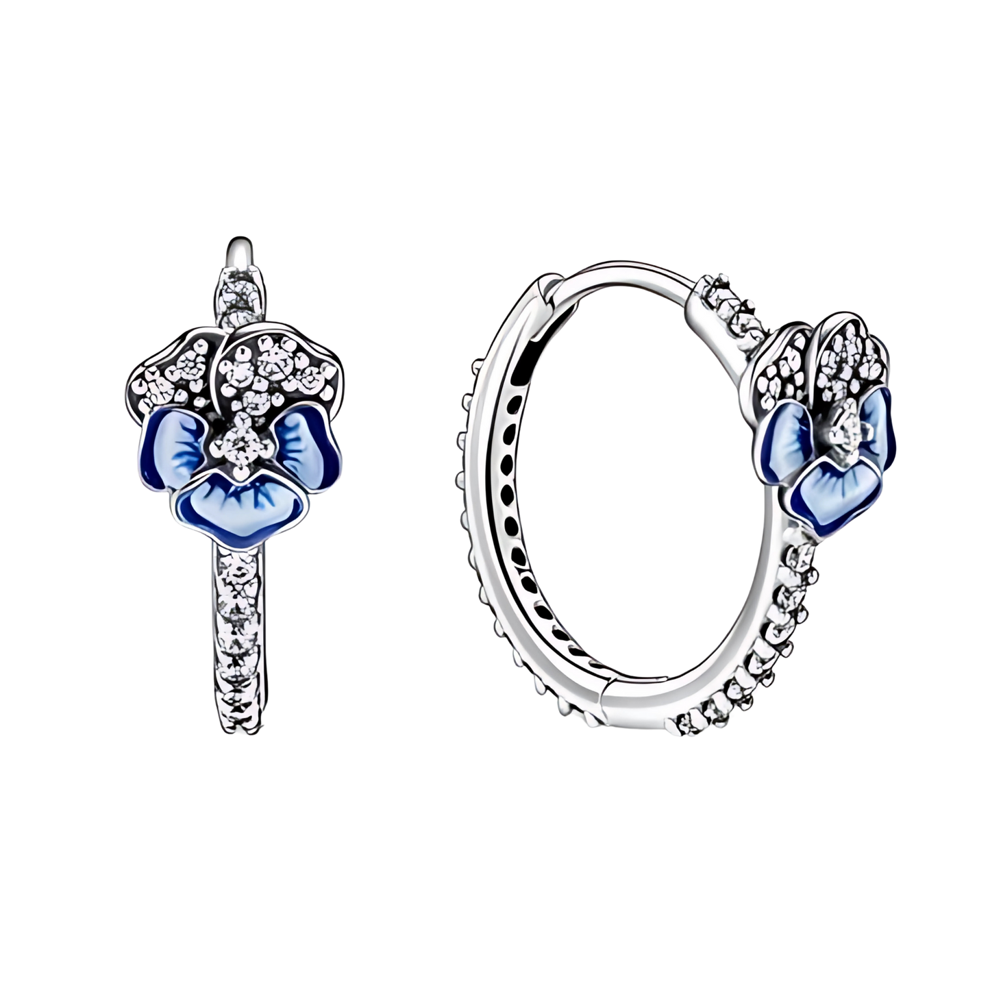 Aretes mariposa con brillos
