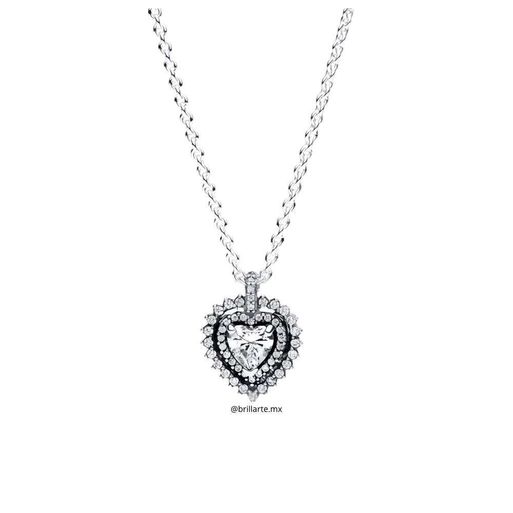 Collar corazón timeless brillante