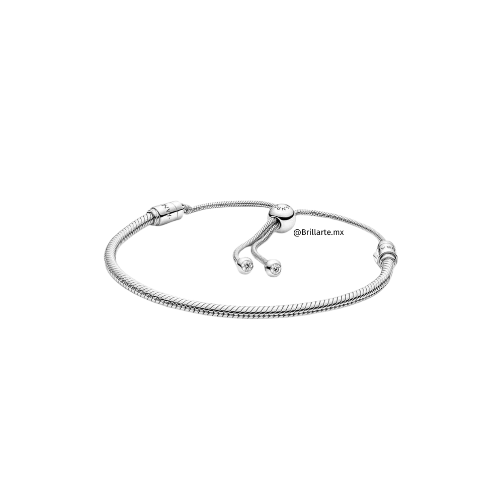 Brazalete broche deslizante bolita con logo