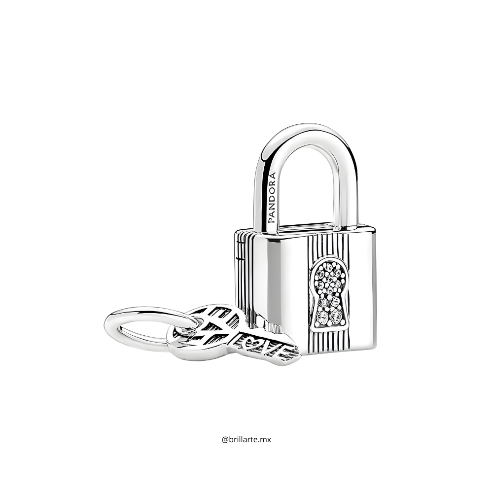 Charm dúo candado y llave
