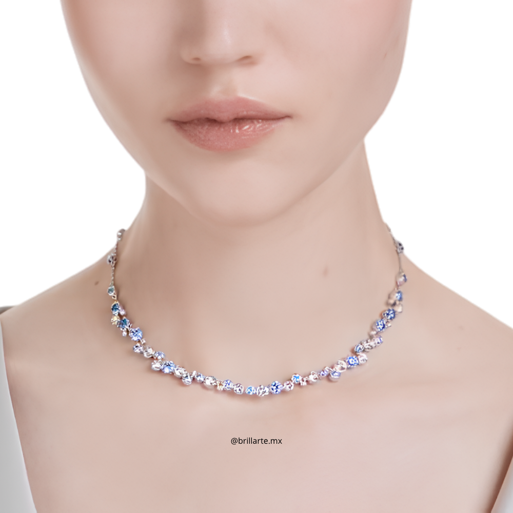 Collar Swarovski constella azul
