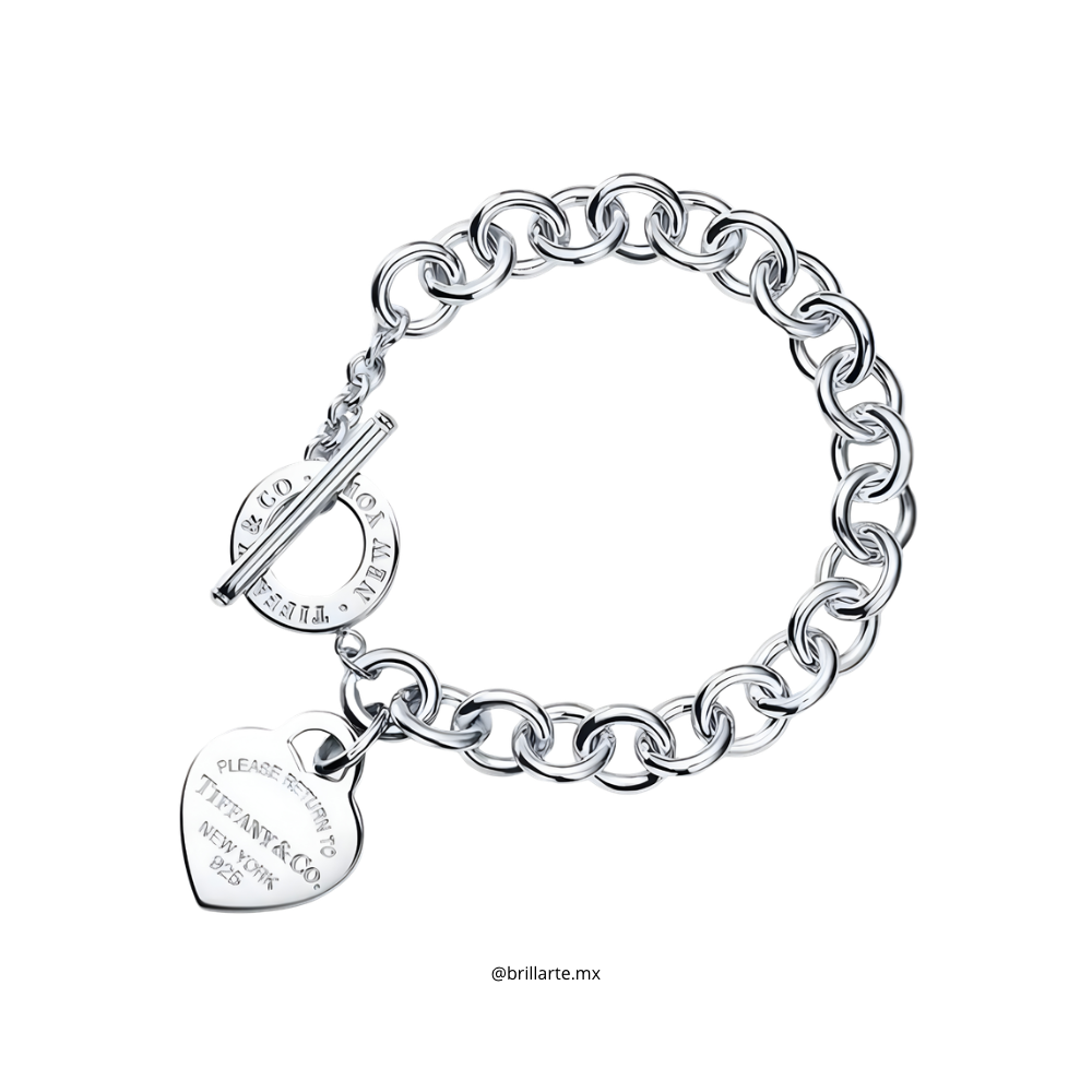 Pulsera Tiffany Heart Tag Toggle