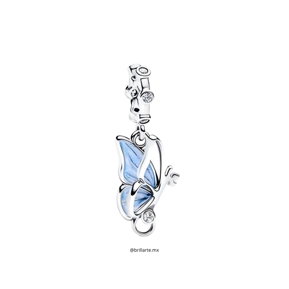 Charm llave con alas