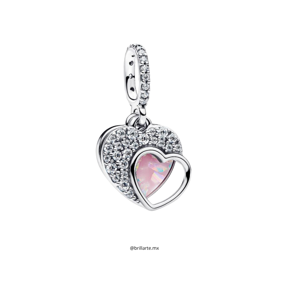Charm colgante doble hermosa mamá