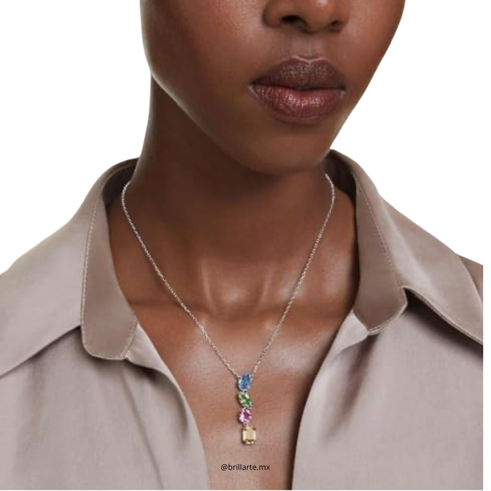 Collar Swarovski gemas mixtas