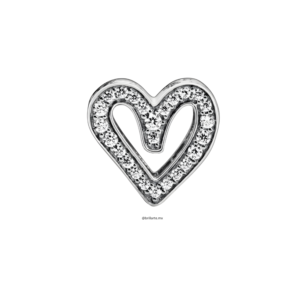 Charm siluetas corazón