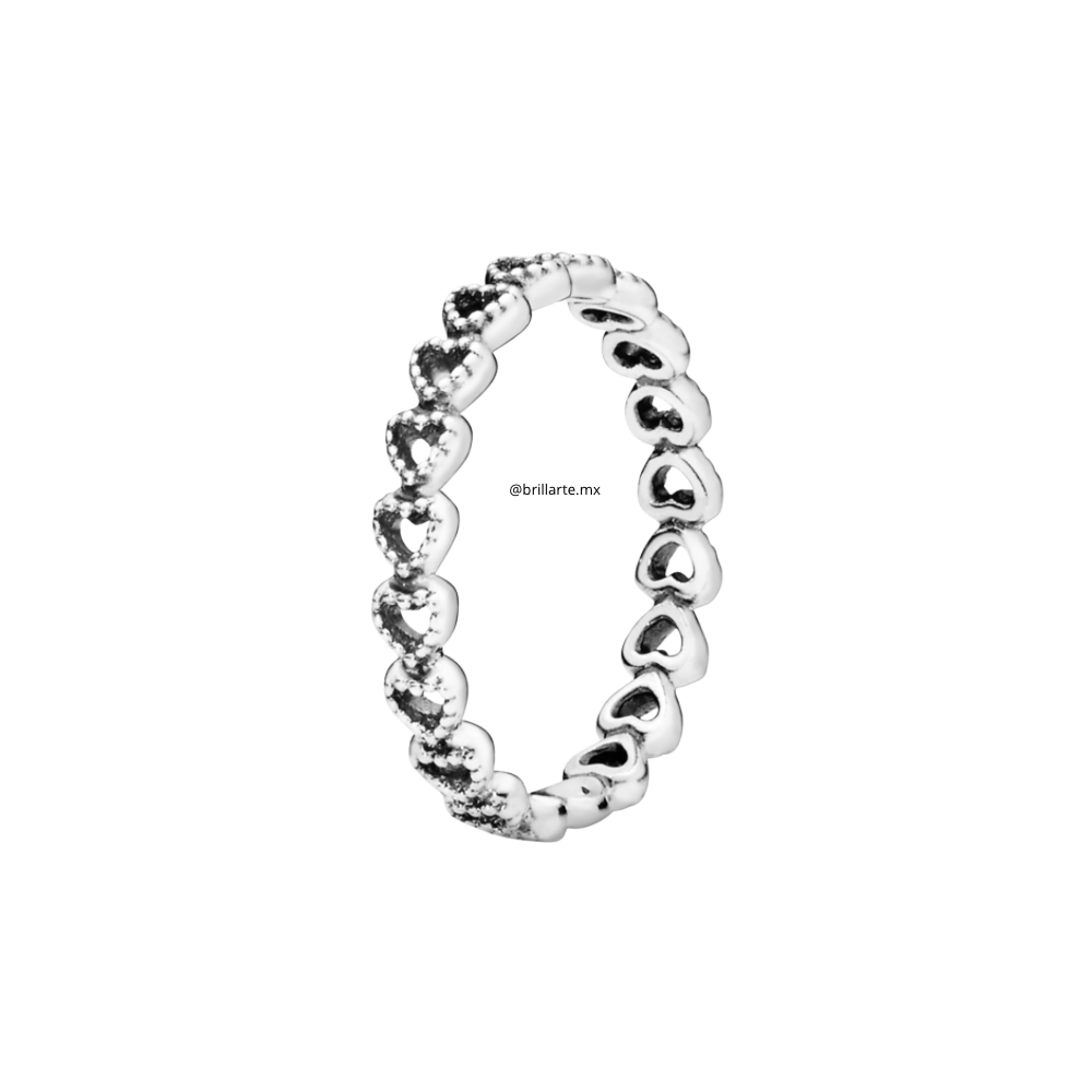 Anillo amor entrelazado