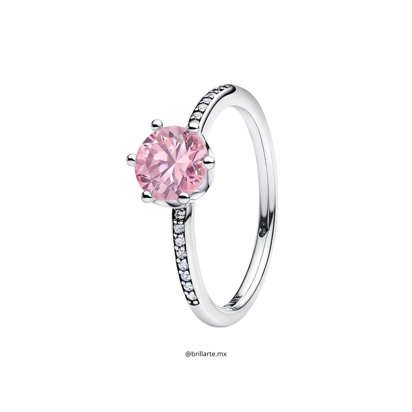 Anillo Corona deslumbrante rosa