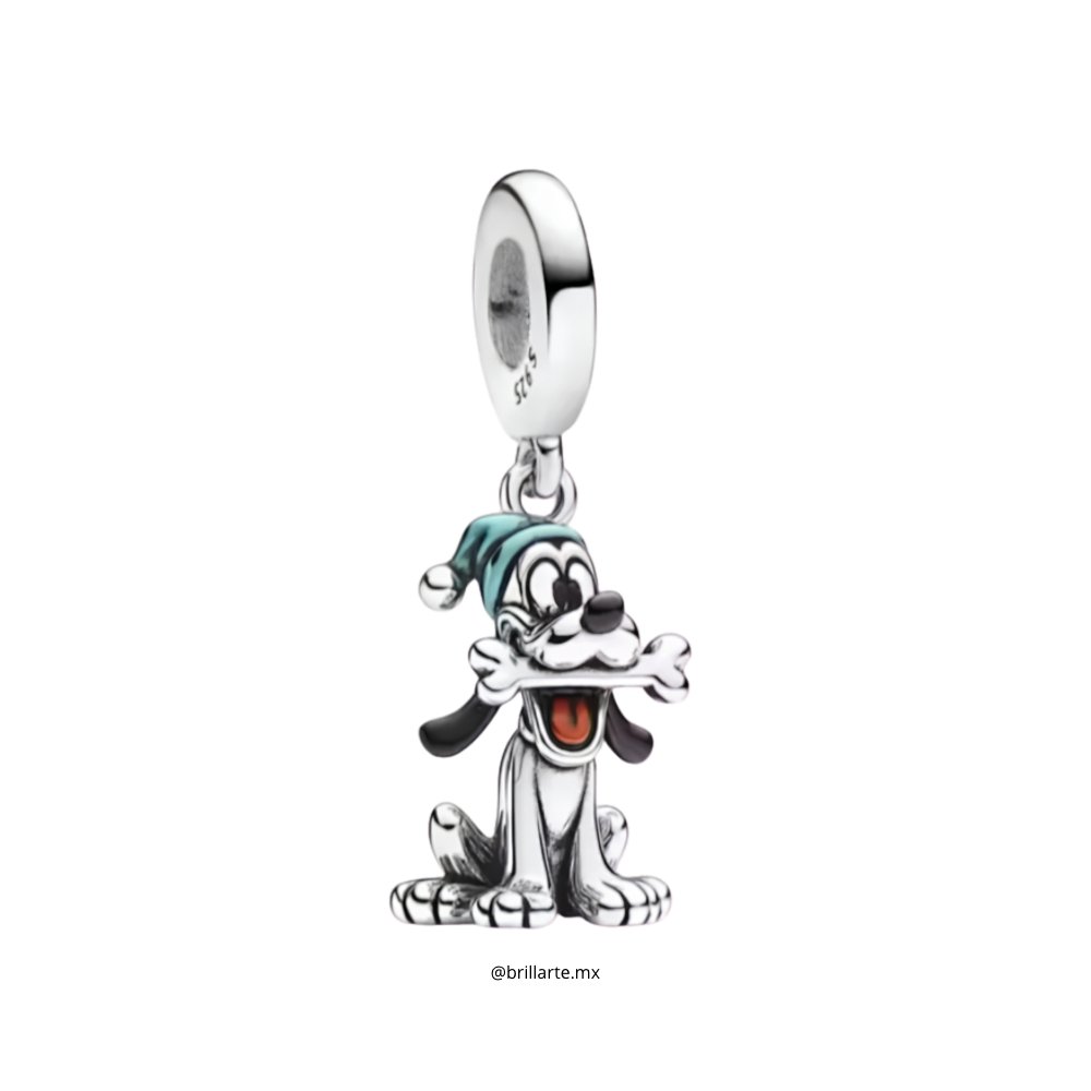 Charm colgante Pluto con hueso
