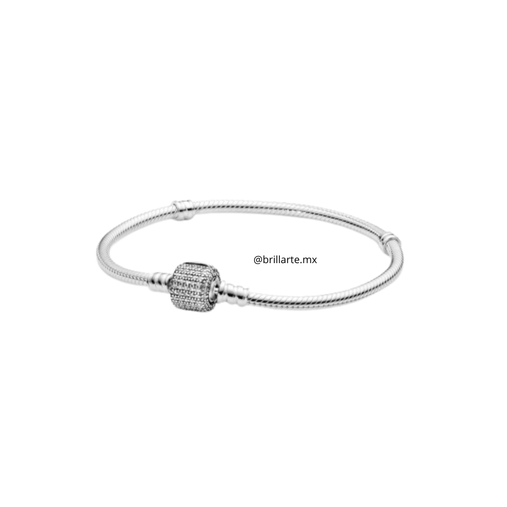 Brazalete broche con brillos