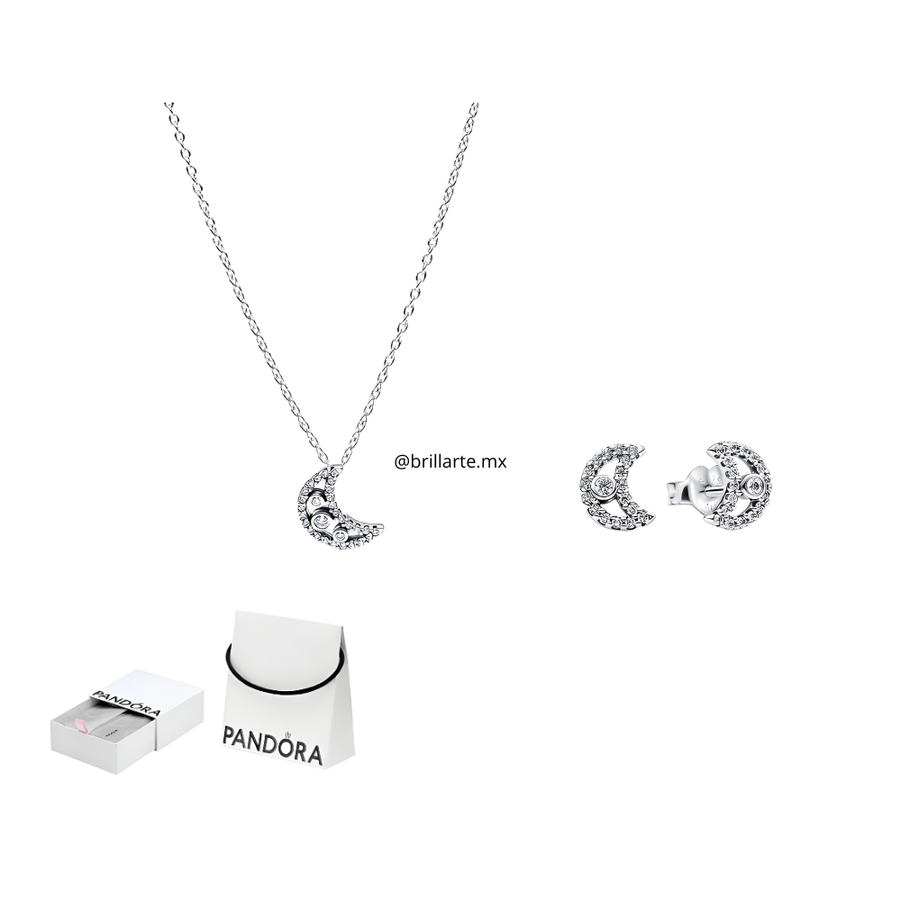 Set luna creciente brillante