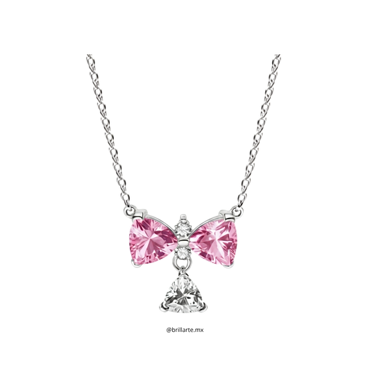 Collar moño rosa Bridgerton