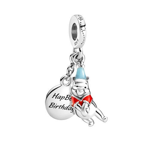 Charm Winnie the Pooh Feliz cumpleaños