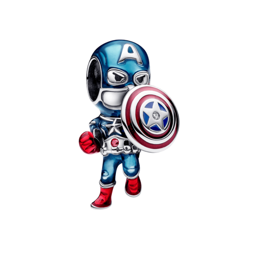Charm Capitán América de los vengadores de Marvel