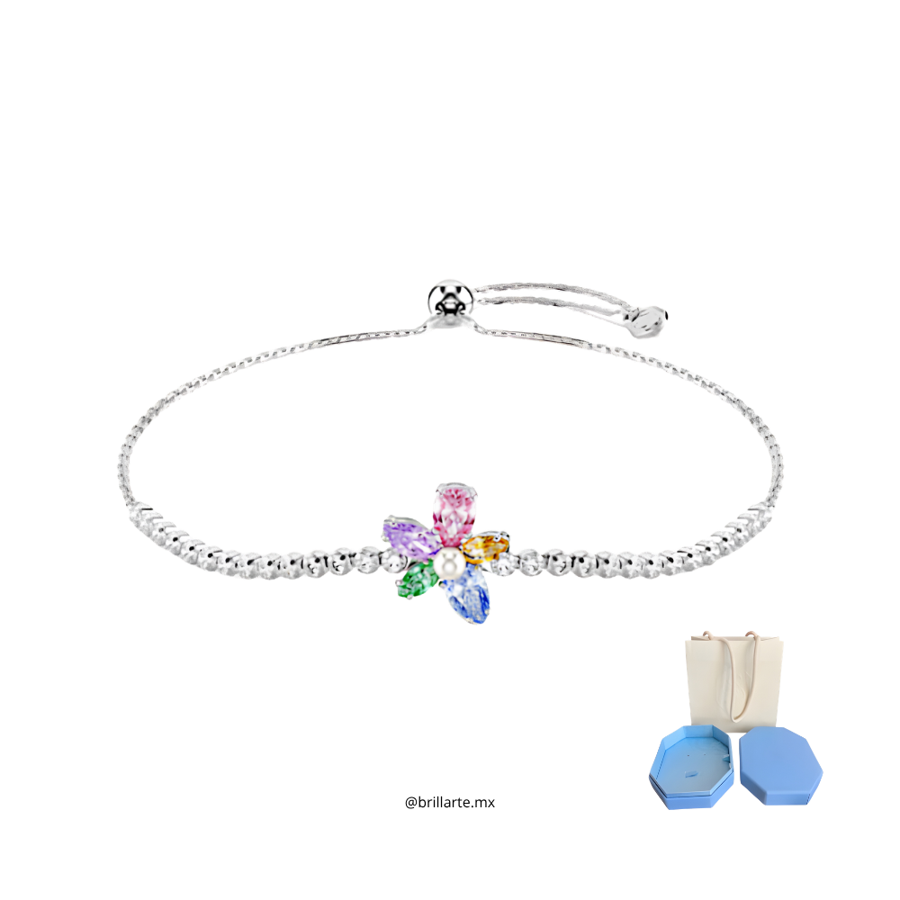 Pulsera Ariana Grande x Swarovski flor Lila