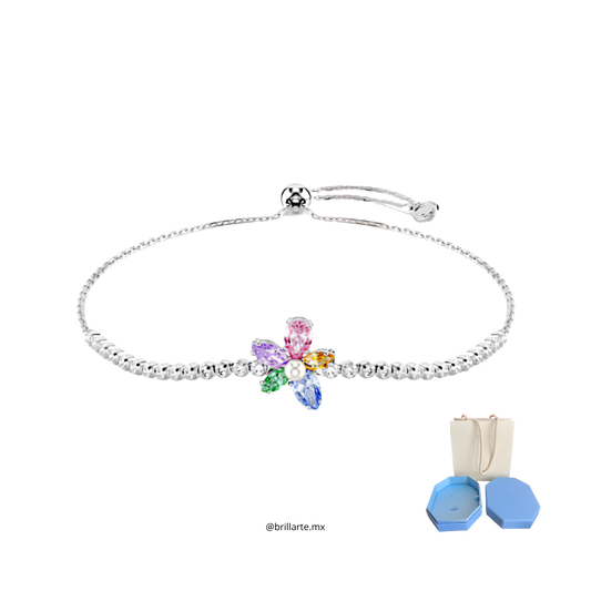 Pulsera Ariana Grande x Swarovski flor Lila