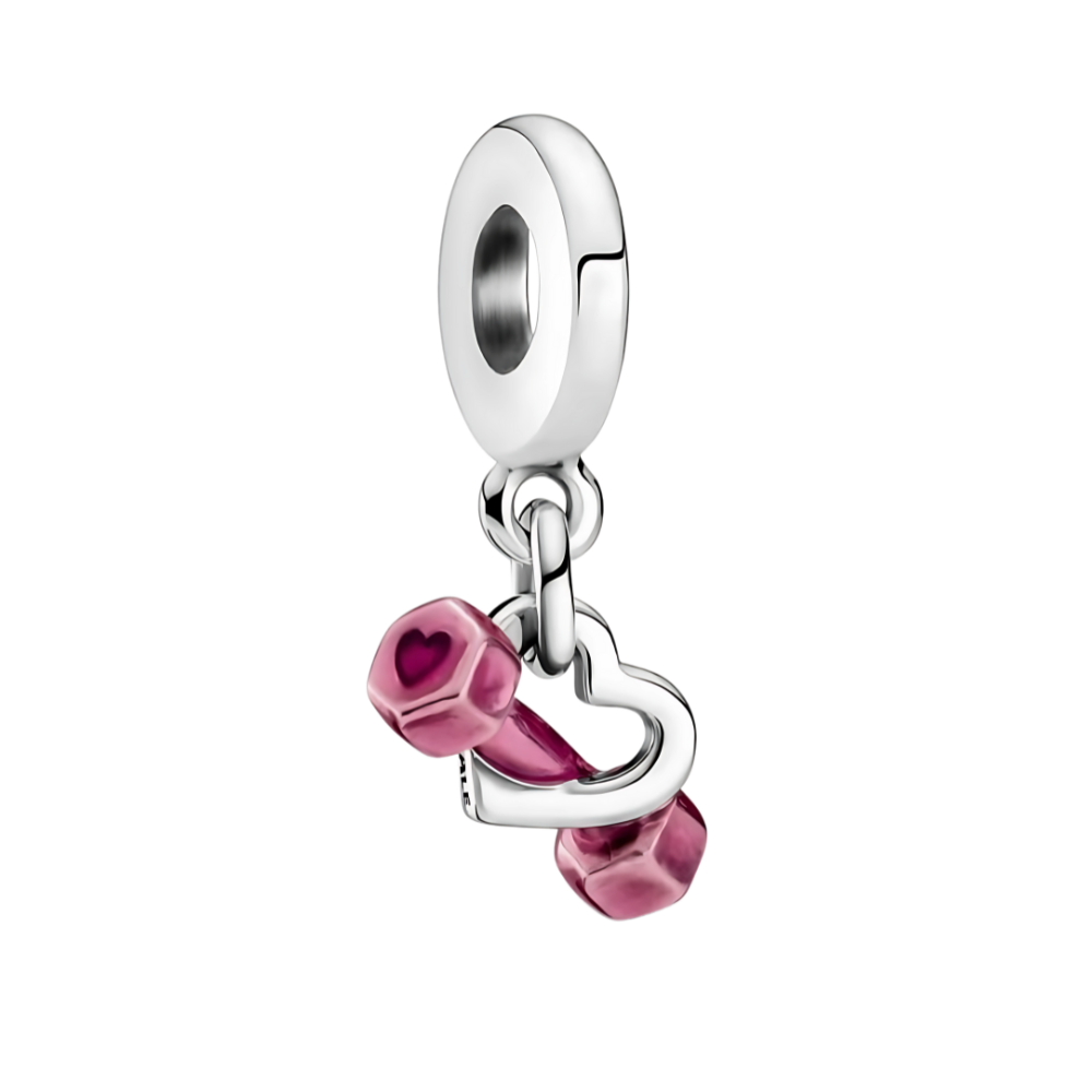 Charm mancuerna corazón