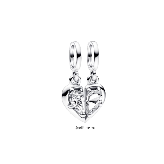 Charm colgante separable madre y hija