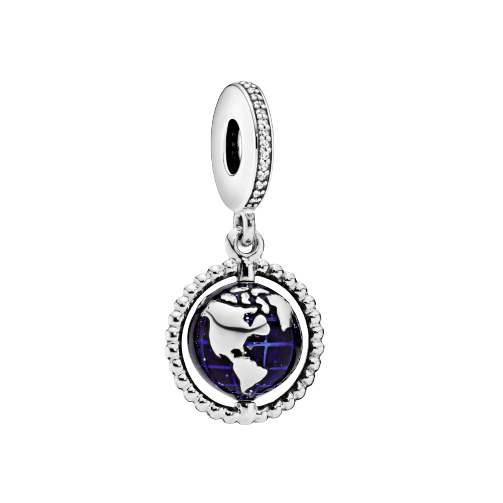 Charm Colgante Globo Giratorio