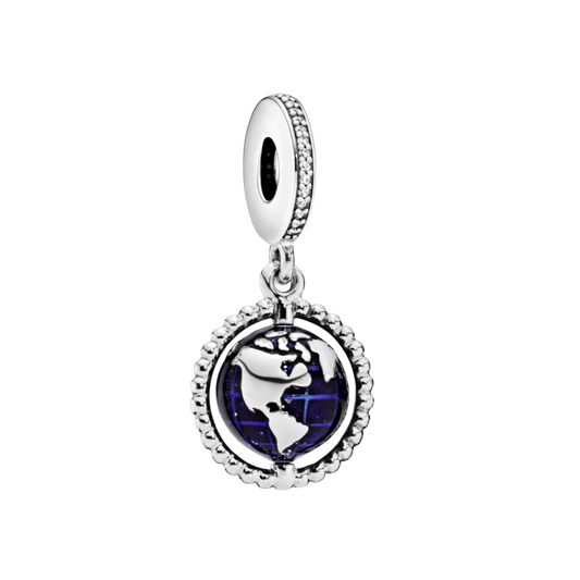 Charm Colgante Globo Giratorio