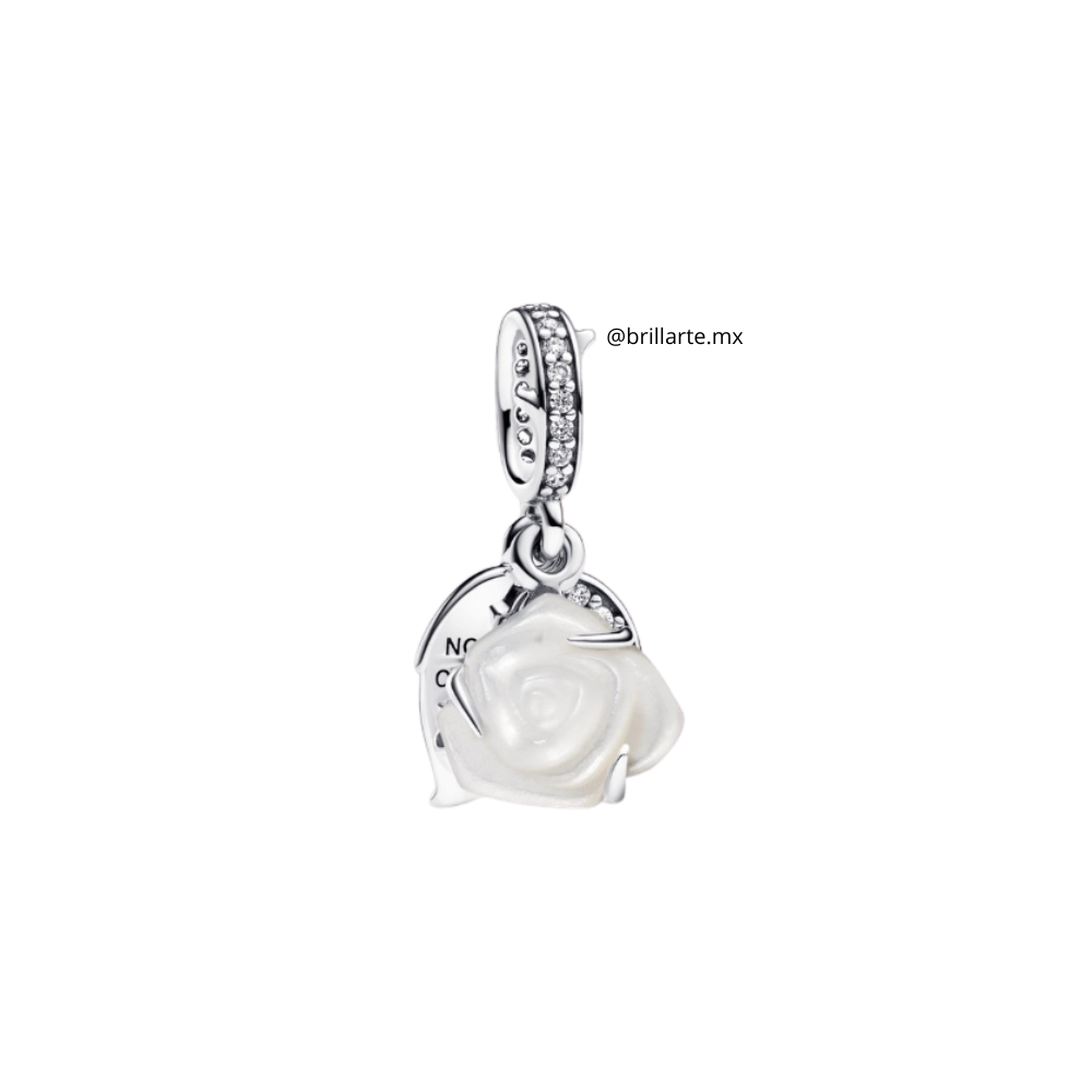 Charm flor blanca