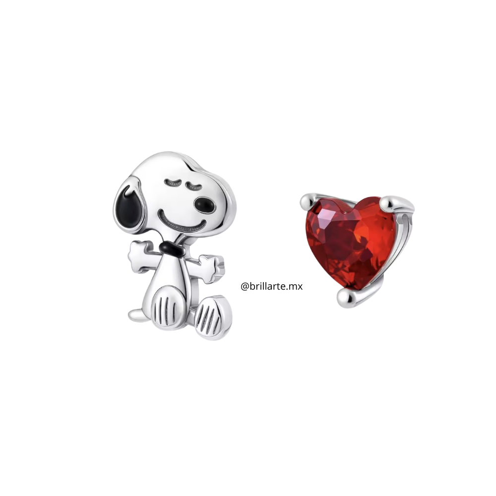 Aretes Snoopy