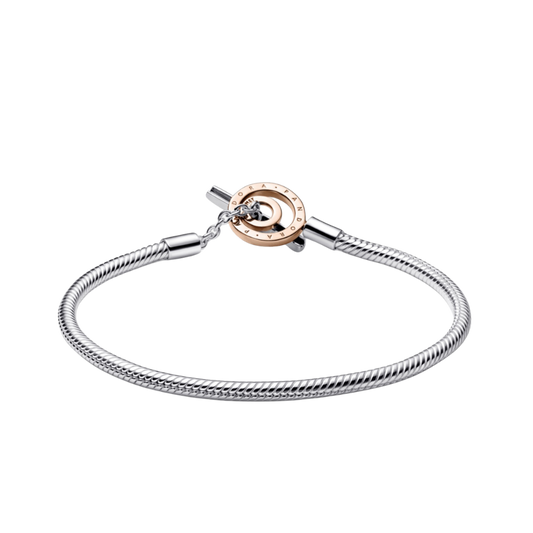 Brazalete con barra-T con logo