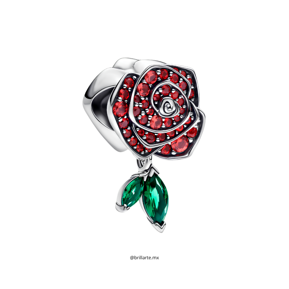 Charm rosa brillante en flor