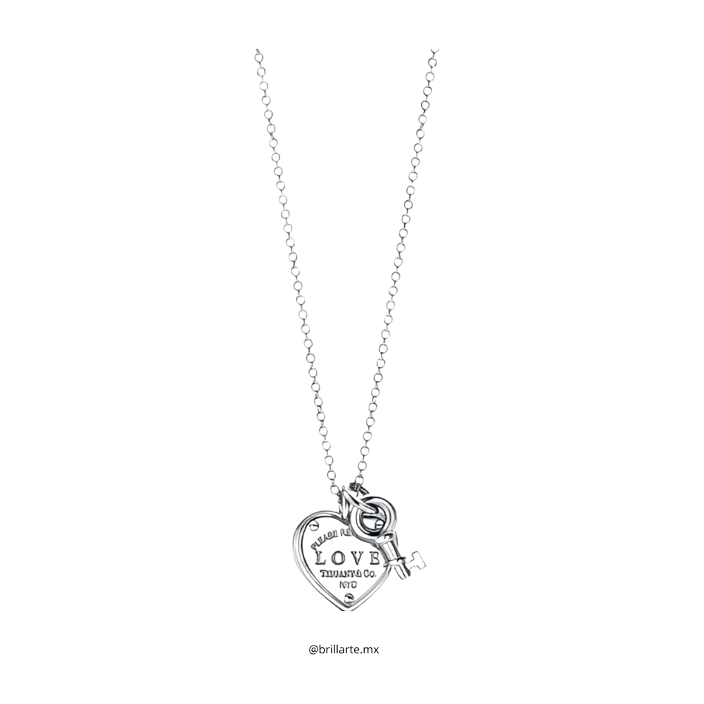 Collar Tiffany llave y candado